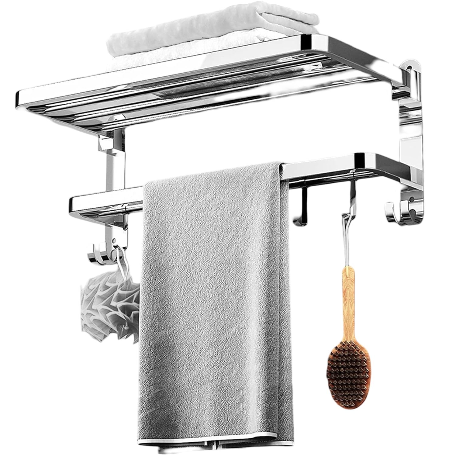 Stainless steel towel rack